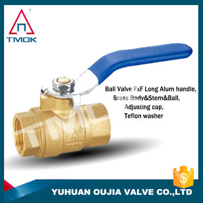 TMOK 100mm 4 Inch Dn20 Threaded Brass Ball Valve For Water Flange Type