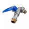 Lockable Blue Lever Logo Customization Handle Water Irrigation Brass Bibcock