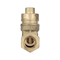 1/2In 20mm BSP Thread Water Media Brass Magnetic Locable Valve