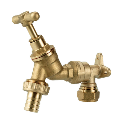 1/2&quot;*3/4&quot; Brass Bibcock Valve Nature Color Control Water Outdoor Use Garden Water Tap Brass Stop Bibcock