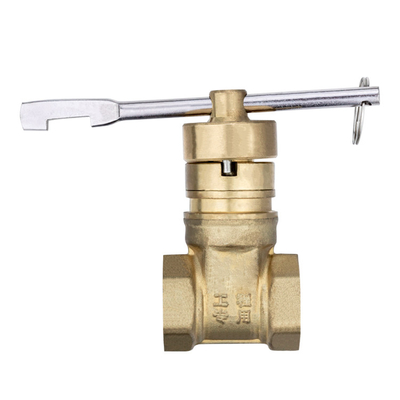 TMOK Factory Direct Auto Idle Air Control 50mm 2 Inch Brass Gate Valve With Lock