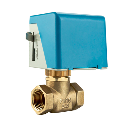 2 Way Thermostatic Temperature Control Room Heating/cooling Water Ball Valve With Electric Actuator