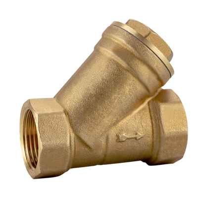 Seal Hydraulic Oil Filter Water Pump 1 Inch Brass Foot Valve Y Pattern Strainer