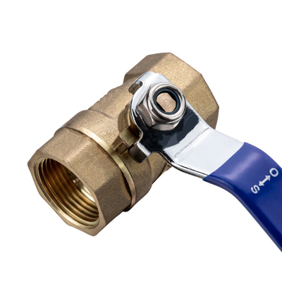 TMOK 600wog Full Port Drain 1/2'' BSP Thread Brass Ball Valve With Bule Handle