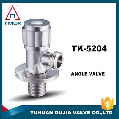 bathroomfittingstainless steel angle valve 1/2&quot;*3/4&quot; 316/304 control valve for hot garden cock water toilet plumbing 90