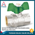 Butterfly handle water 232psi dn20 butterfly Threaded Brass Ball Valve manual