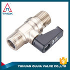 3/4&quot; 2PC External Threaded Brass Ball Valve Mini With End Stop