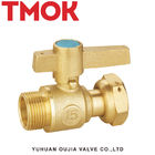 dn15 for multilayer pipe certificated brass color good sales butterfly handle internal thread active brass ball vavle