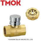 Brass magnetically controlled lockable handleplastic butterfly handle ball valve