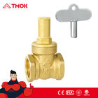 Chrome Plated 101mm 4 In Brass Gate Valve
