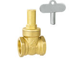 Bbq Wifi Controlled 1/2&quot; 38mm Brass Gate Valve 1.5 Inch Female Male