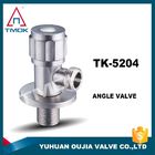 1/2*3/4&quot; stainless steel angle valve male NPT thread control valve return flow water full port lead free chromed fitting
