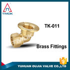 1/2&quot; NPT Union Two Way Flow Thread Female Brass Elbow Connector