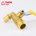 Hot Brass Bibcock Valve For Hot Water 0-80 ℃ Low Pressure 1.6Mpa