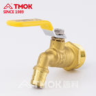 Hot Brass Bibcock Valve For Hot Water 0-80 ℃ Low Pressure 1.6Mpa