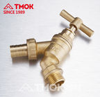 1/2&quot;*3/4&quot; Brass Bibcock Valve Nature Color Control Water Outdoor Use