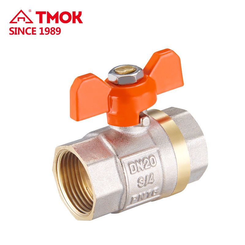 Male Female 4 Inch 600w0g Lever Operated Ball Valve Water Shut Off
