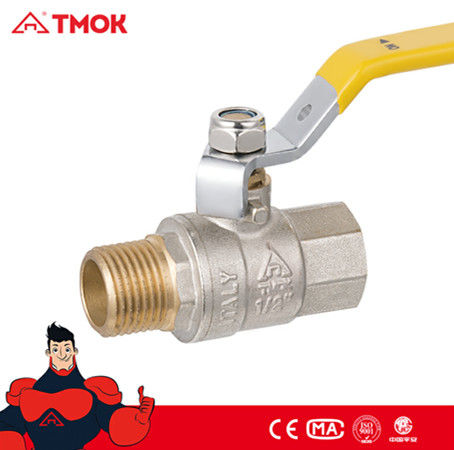 Brass Ball Valve with CE Certification and Long Handle Valvula De Gas 1/2&quot;-2&quot;