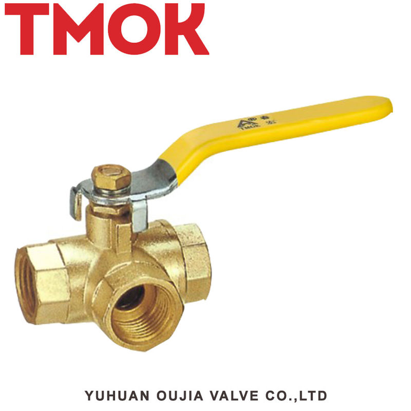 Brass inner wire ball valve long handle ball valve nickel plated source factory direct sales
