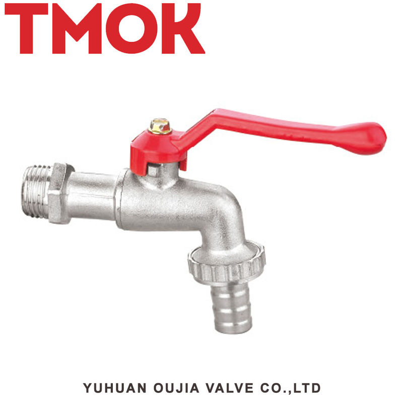 Forged Red Long Handle Surface Forged Brass Chrome Plated Ball Valve