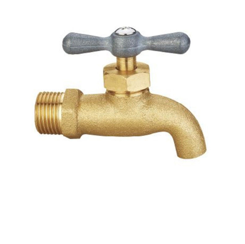 Decorative Child Lock Water Faucet 28mm Brass Stopcock Valves