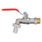 3 Years Guarantee Brass Bibcock Valve For IBC Tank With Steel Handle