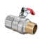 DN15 MXF Thread Connected Brass Ball Valve Water Tap Nickel Plating