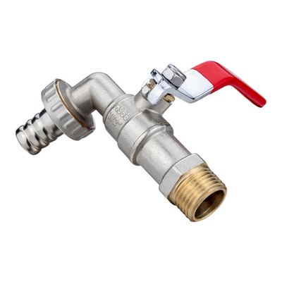 OEM Garden 1/2 '' Bib Tap 3Years Warranty Brass Bibcock With Iron Lever Handle