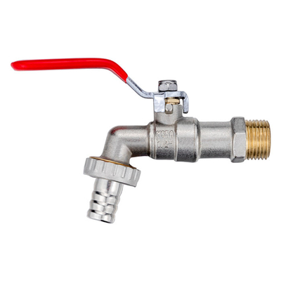 OEM Garden 1/2 '' Bib Tap 3Years Warranty Brass Bibcock With Iron Lever Handle