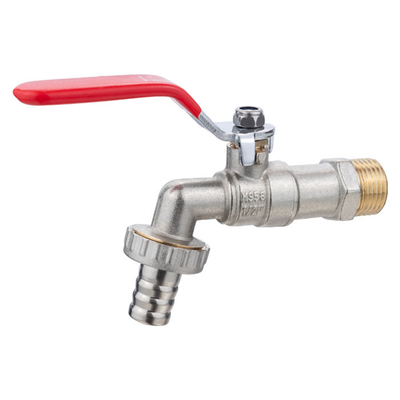 OEM Garden 1/2 '' Bib Tap 3Years Warranty Brass Bibcock With Iron Lever Handle