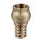 1/2-4 Inch 20MM-110MM Brass Vertical Water Pump Foot Valve Brass Core Golden Color