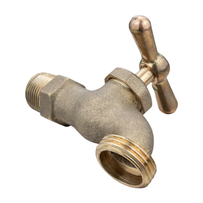 Single Cold Water Basin Faucet Outdoor Garden Bathroom Taps Wall Mount Brass Bibcock