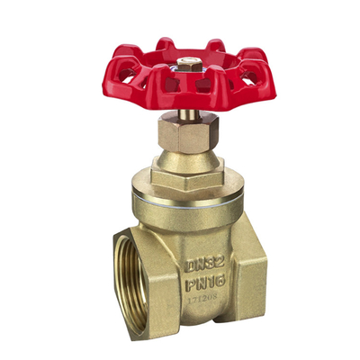 Brass BSPT Stop Valve 4 Inch Water DN20 Oil And Gas Pipeline Manual PN16 Brass Gate Valve