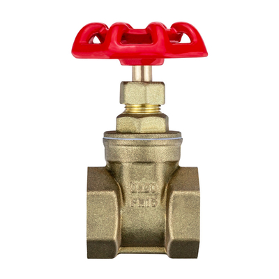 Brass BSPT Stop Valve 4 Inch Water DN20 Oil And Gas Pipeline Manual PN16 Brass Gate Valve