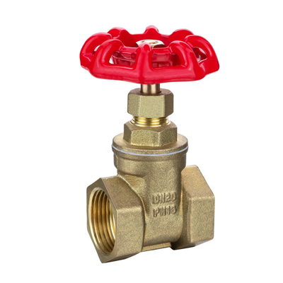 Brass BSPT Stop Valve 4 Inch Water DN20 Oil And Gas Pipeline Manual PN16 Brass Gate Valve