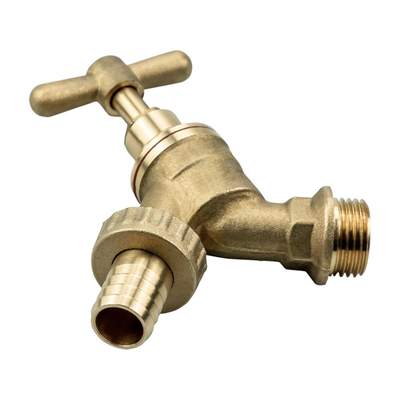 1/2&quot;*3/4&quot; Brass Bibcock Valve Nature Color Control Water Outdoor Use Garden Water Tap Brass Stop Bibcock