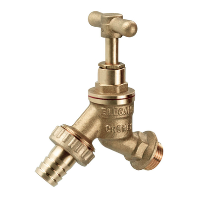 1/2&quot;*3/4&quot; Brass Bibcock Valve Nature Color Control Water Outdoor Use Garden Water Tap Brass Stop Bibcock