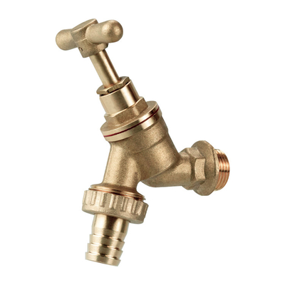 1/2&quot;*3/4&quot; Brass Bibcock Valve Nature Color Control Water Outdoor Use Garden Water Tap Brass Stop Bibcock