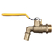Low Pressure 1/2 Inch brass bib tap Hot Water 0-80 ℃ Nature Brass Color Brass Bibcock