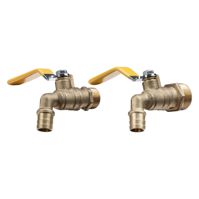 Brass Hot Water Nozzle Elbow Nozzle Quick Water Faucet Brass Ball Bibcock