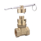 Manual DN100 Air 3 Way 2 Inch 63mm Brass Magnetic Locable Gate Valve