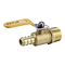 TMOK Male Female End Hose Connection BSP Lever 1/2 Inch Brass Ball Gas Valve