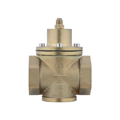 Industrial In Line Water Pressure Regulator With Actuator Brass Differential Pressure Valve