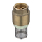 Net Irrigation 1/2&quot; 1&quot; 2&quot; One Way Non Return Brass Check Valve With Stainless Steel Filter Screen