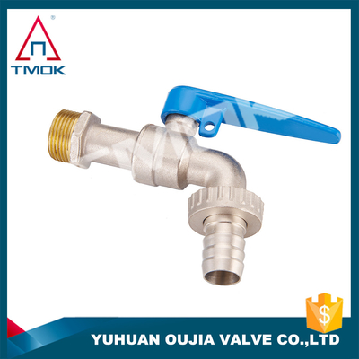 1/2" 3/4" BSP Thread One Way Flow Water Sanitary Hose Cock Taps Wall Mounted Brass Bibcock
