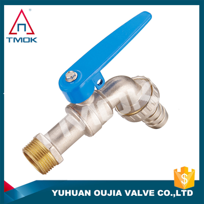 1/2&quot; 3/4&quot; BSP Thread One Way Flow Water Sanitary Hose Cock Taps Wall Mounted Brass Bibcock