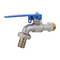 1/2&quot; 3/4&quot; BSP Thread One Way Flow Water Sanitary Hose Cock Taps Wall Mounted Brass Bibcock