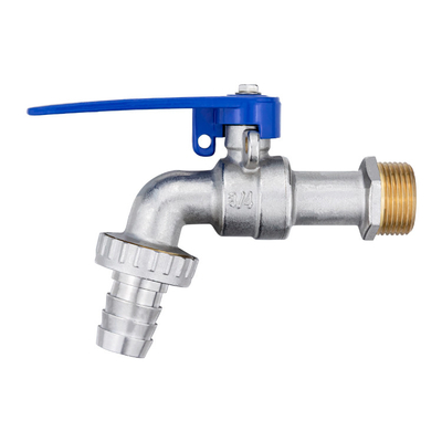 1/2&quot; 3/4&quot; BSP Thread One Way Flow Water Sanitary Hose Cock Taps Wall Mounted Brass Bibcock