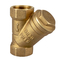 Seal Hydraulic Oil Filter Water Pump 1 Inch Brass Foot Valve Y Pattern Strainer