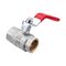 1/2&quot; 12mm Female And Female BSP Thread Nickel Plated Brass Ball Valve For Connecting Pipes